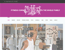 Tablet Screenshot of fitnesscorner.nl
